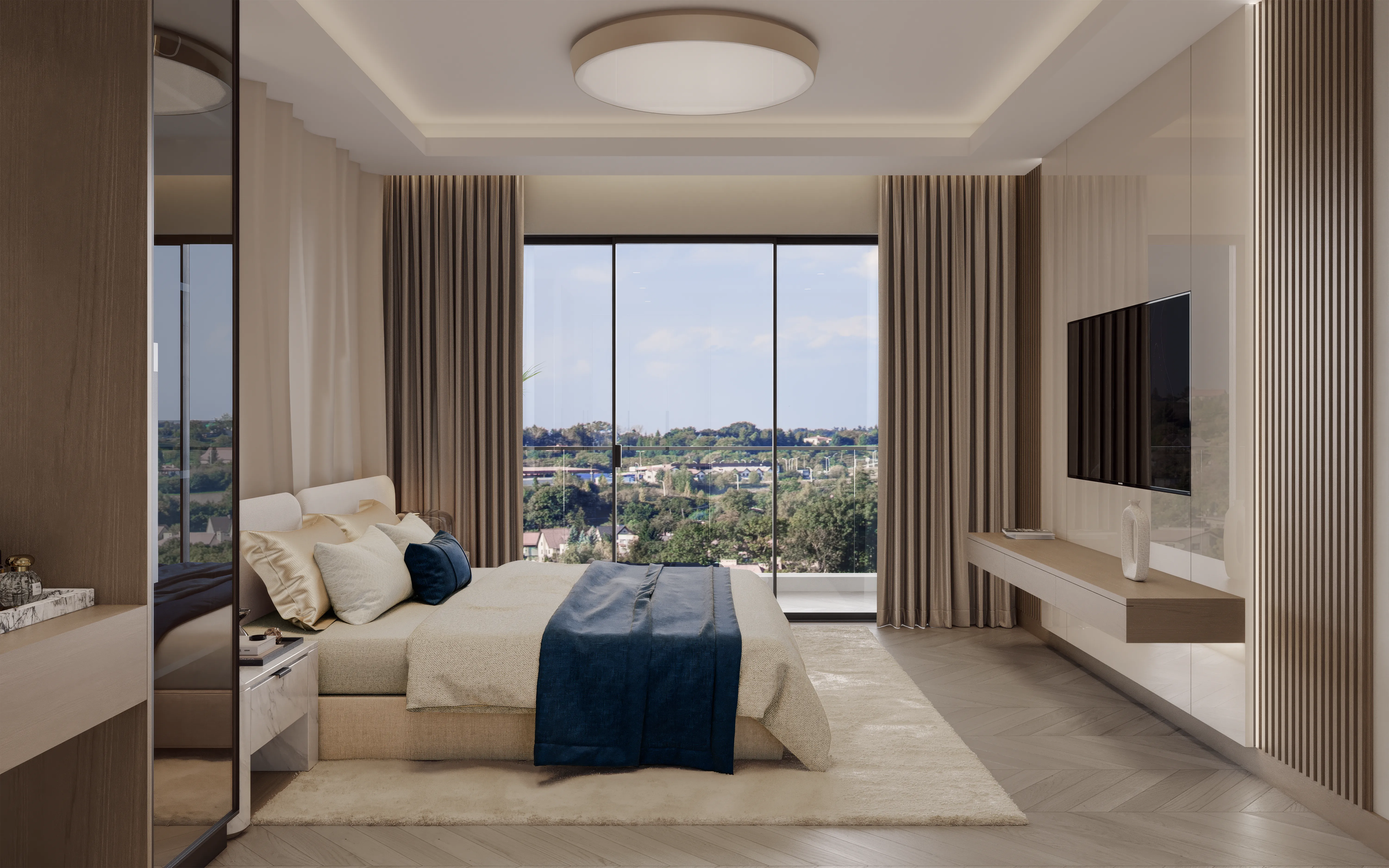 Master Bedroom With View