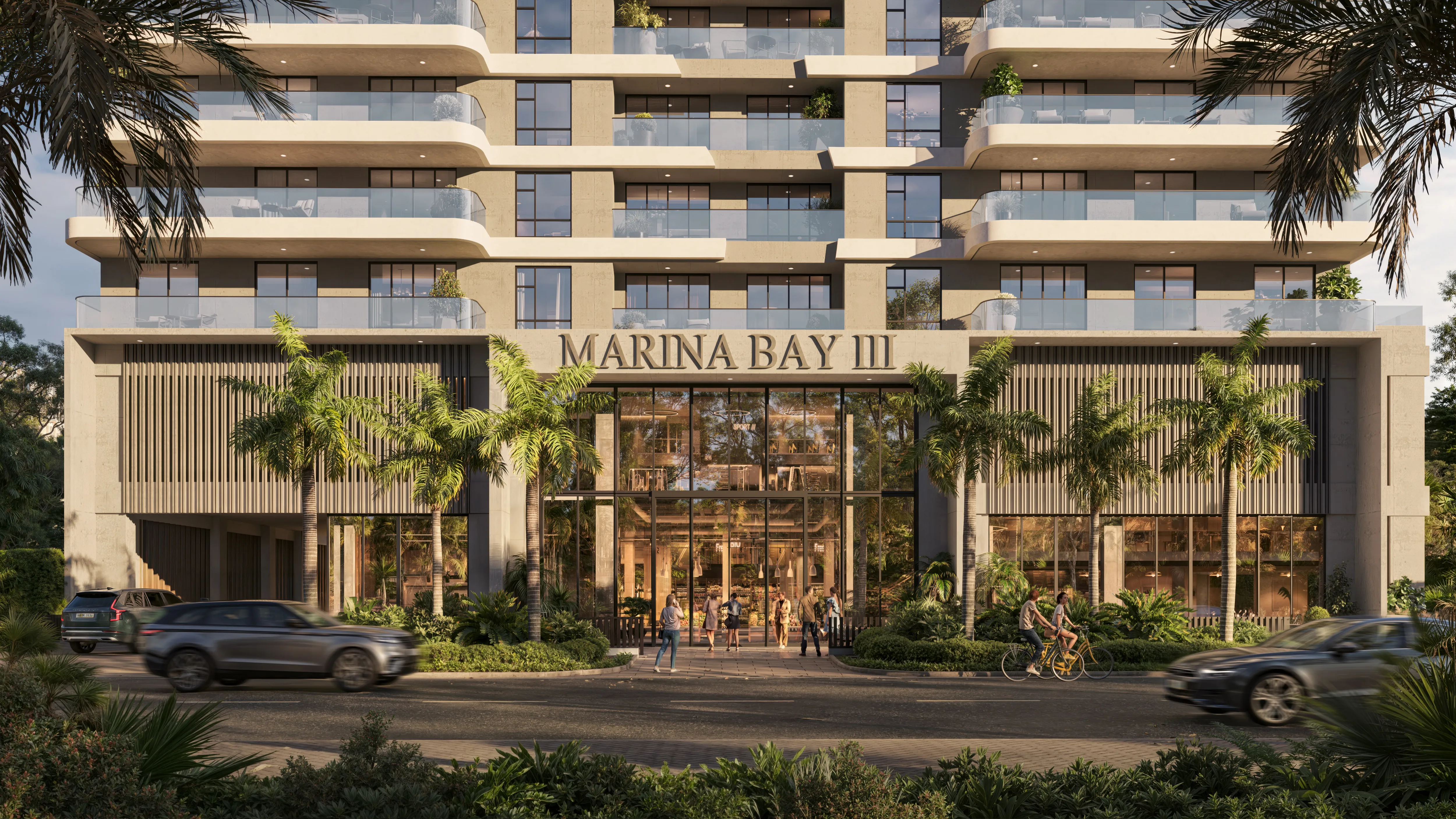 Marina Bay III retail entrance