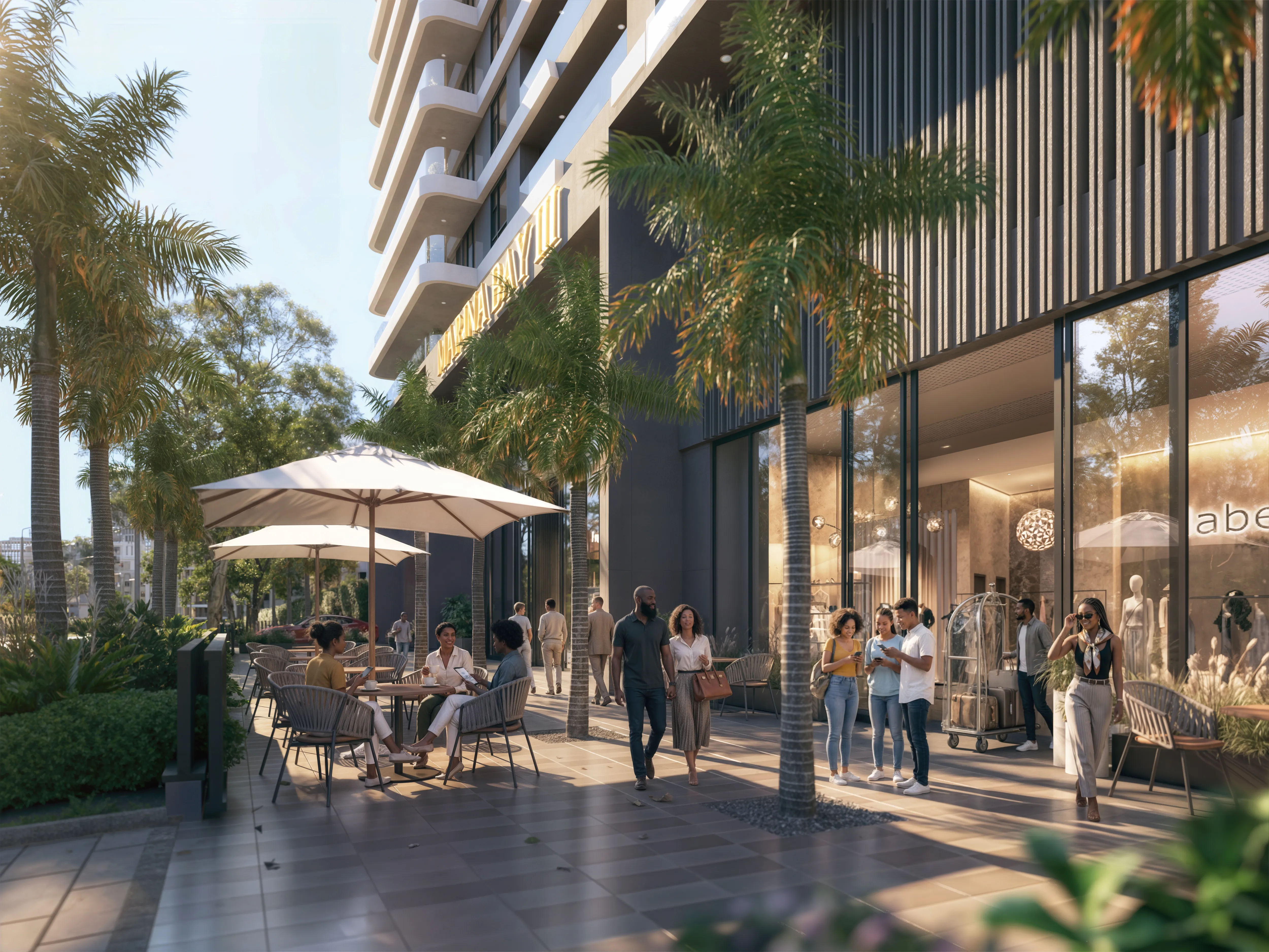 Marina Bay III retail frontage